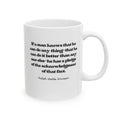 Coffee Quote Mug | Emerson "Has a Pledge" | 11 oz