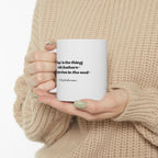 Coffee Quote Mug | Dickinson "Hope" | 11 oz