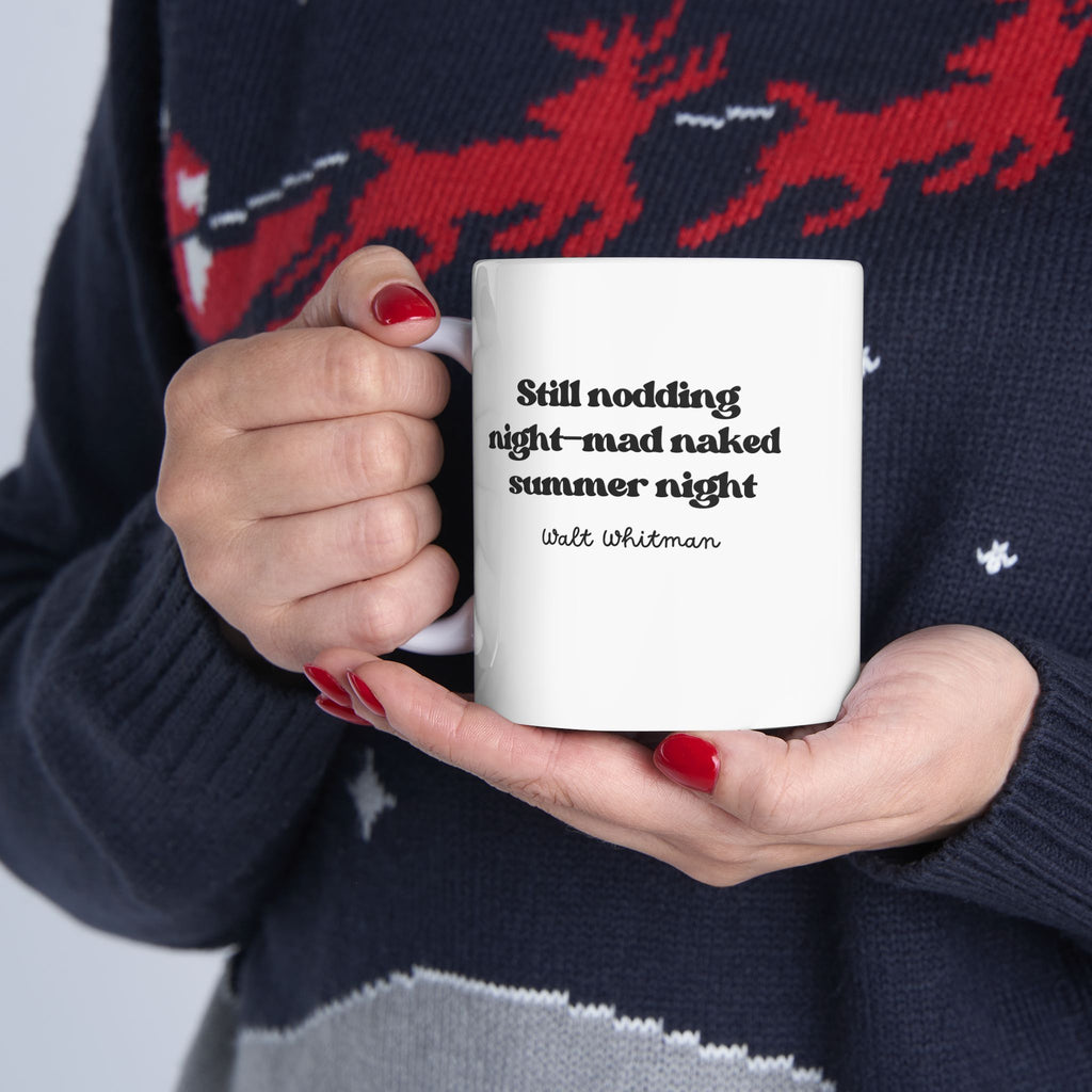 Coffee Quote Mug | Whitman "Night" | 11 oz