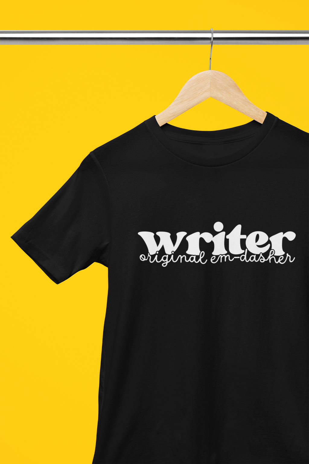 Writer: Original Em Dasher T-Shirt | Unisex | Bella+Canvas