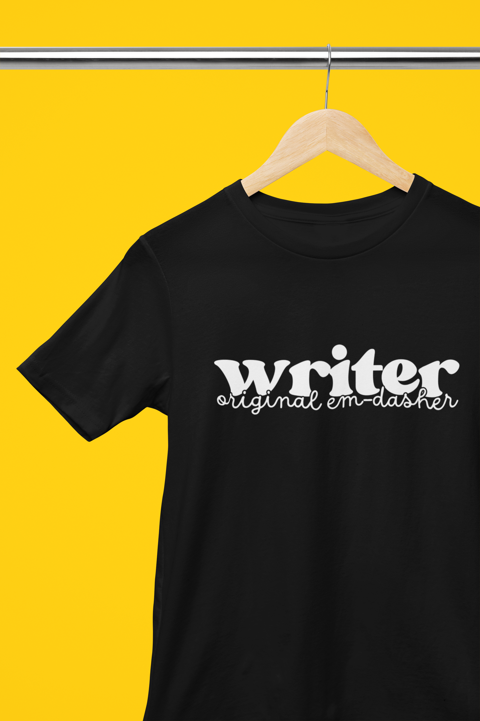 Writer: Original Em Dasher T-Shirt | Unisex | Bella+Canvas