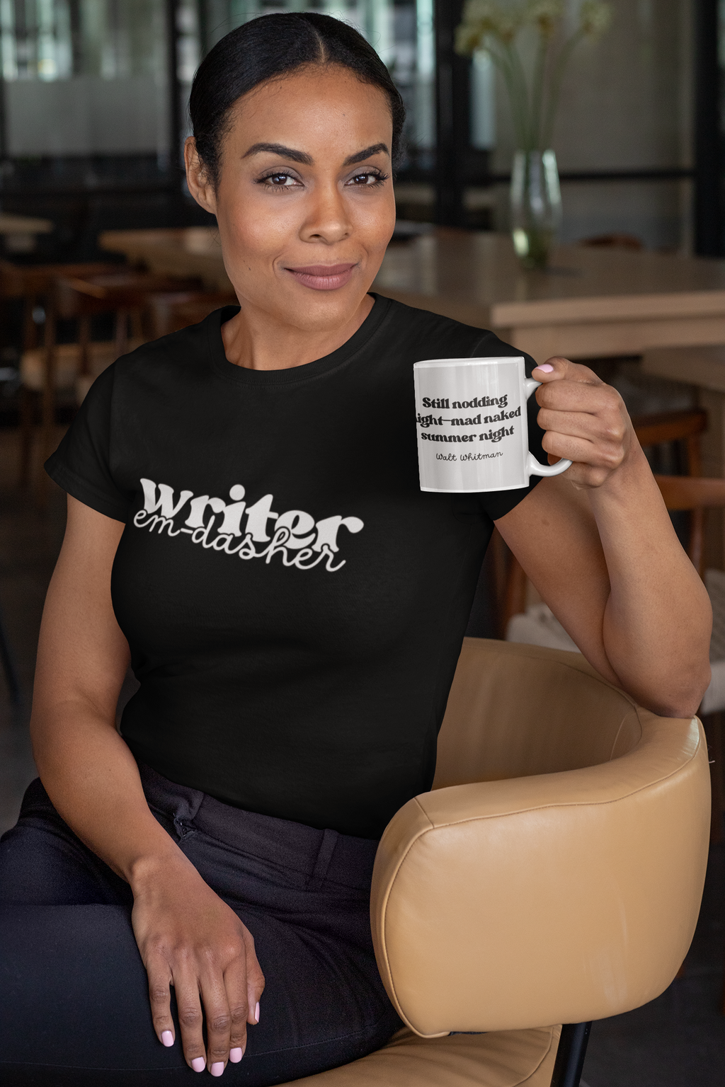 Writer: Em-Dasher T-Shirt | Unisex | Bella+Canvas
