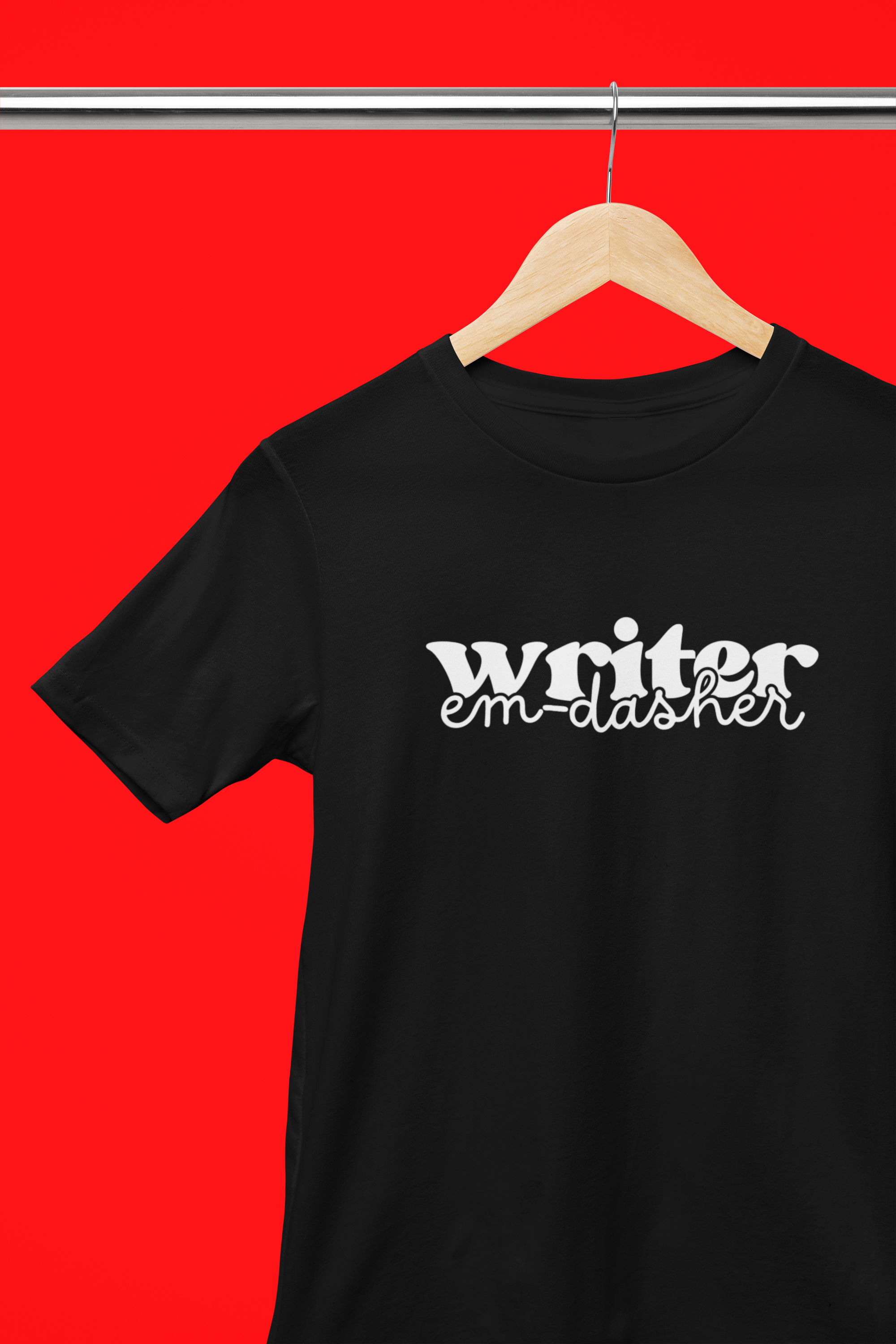 Writer: Em-Dasher T-Shirt | Unisex | Bella+Canvas